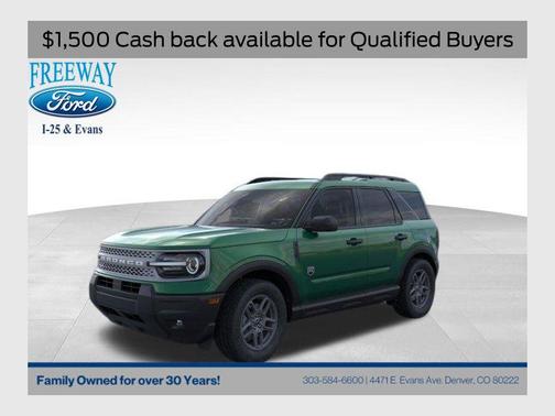 ERUPTION GREEN METALLIC 2025 Ford Bronco Sport Big Bend