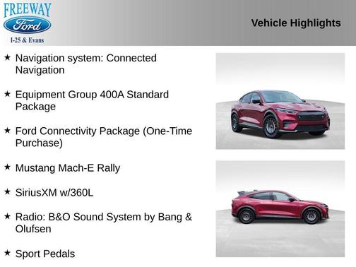 MOLTEN MAGENTA TINTED CC 2025 Ford Mustang Mach-E GT