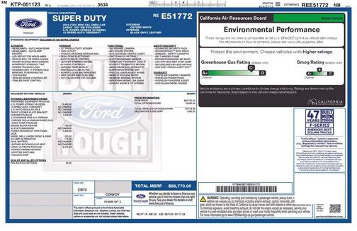 OXFORD WHITE 2024 Ford F-350 Lariat