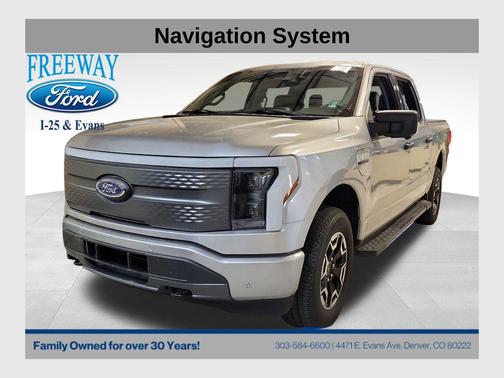 ICONIC SILVER METALLIC 2023 Ford F-150 Lightning XLT