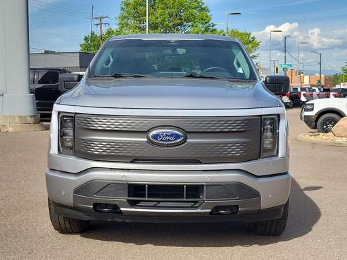 ICONIC SILVER METALLIC 2023 Ford F-150 Lightning XLT
