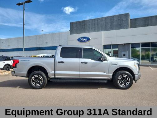 ICONIC SILVER METALLIC 2023 Ford F-150 Lightning XLT