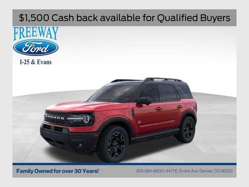 RUBY RED METALLIC TC 2025 Ford Bronco Sport Outer Banks