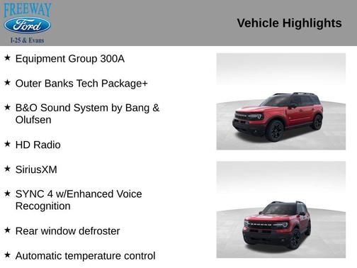 RUBY RED METALLIC TC 2025 Ford Bronco Sport Outer Banks