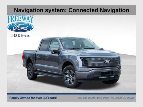 CARBONIZED GRAY METALLIC 2024 Ford F-150 Lightning LARIAT