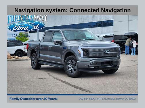 CARBONIZED GRAY METALLIC 2024 Ford F-150 Lightning LARIAT