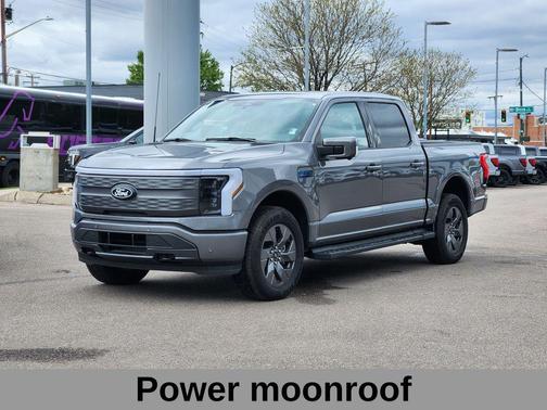 CARBONIZED GRAY METALLIC 2024 Ford F-150 Lightning LARIAT