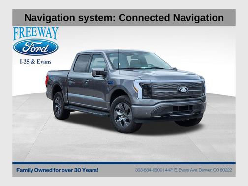 CARBONIZED GRAY METALLIC 2024 Ford F-150 Lightning LARIAT