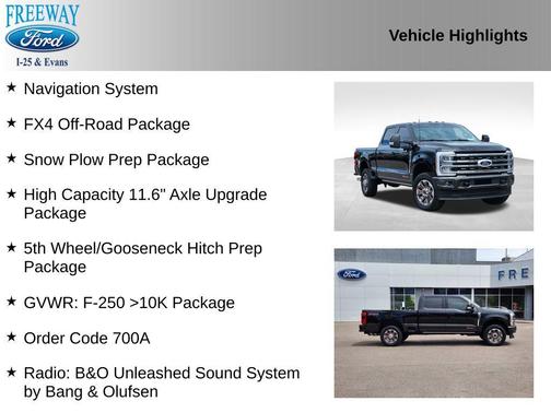AGATE BLACK 2025 Ford F-250 King Ranch