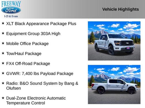 SPACE WHITE METALLIC 2025 Ford F-150 XLT