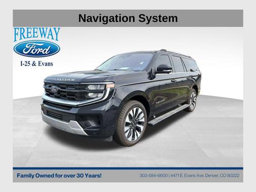 AGATE BLACK METALLIC 2025 Ford Expedition Max Platinum