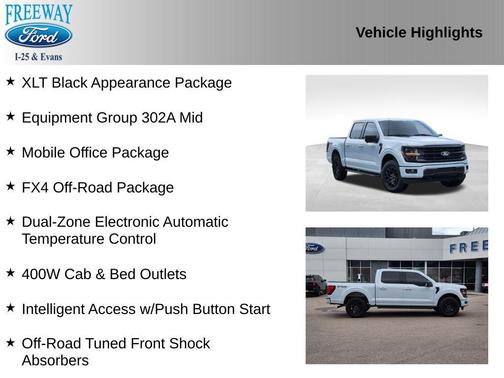 SPACE WHITE METALLIC 2025 Ford F-150 XLT