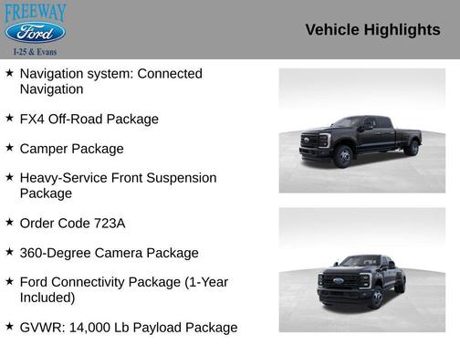 Agate Black Metallic 2026 Ford F-350 Platinum