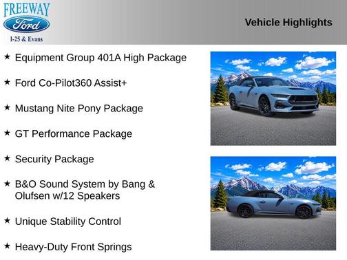 VAPOR BLUE METALLIC 2025 Ford Mustang GT Premium