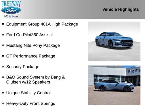 VAPOR BLUE METALLIC 2025 Ford Mustang GT Premium
