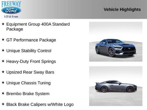 CARBONIZED GRAY METALLIC 2025 Ford Mustang GT PREMIUM