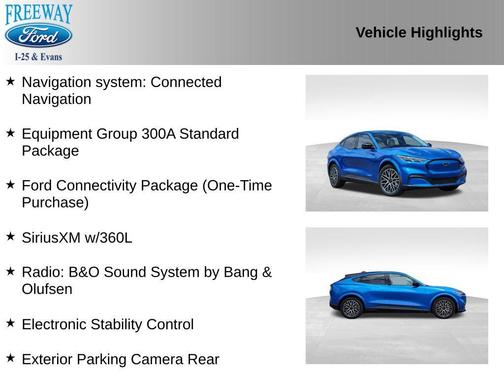 VELOCITY BLUE METALLIC 2025 Ford Mustang Mach-E Premium