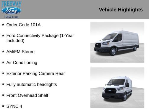 OXFORD WHITE 2026 Ford Transit-250 Base
