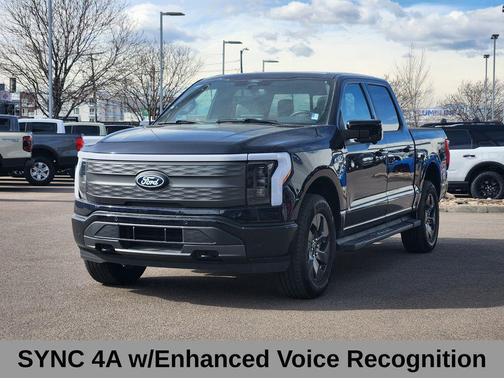 ANTIMATTER BLUE METALLIC 2024 Ford F-150 Lightning LARIAT