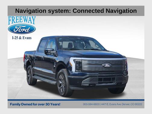 ANTIMATTER BLUE METALLIC 2024 Ford F-150 Lightning LARIAT