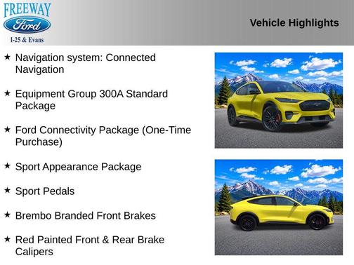 GRABBER YELLOW 2025 Ford Mustang Mach-E Premium