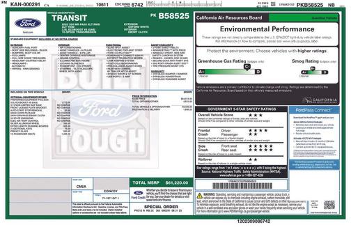 OXFORD WHITE 2023 Ford Transit-350 XLT