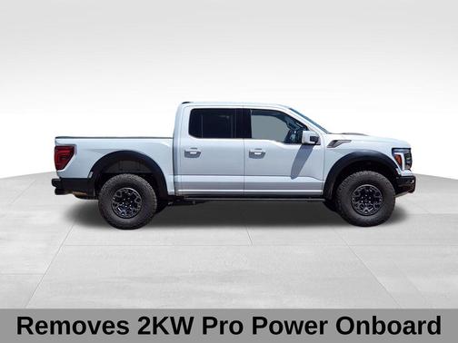 SPACE WHITE METALLIC 2025 Ford F-150 Raptor