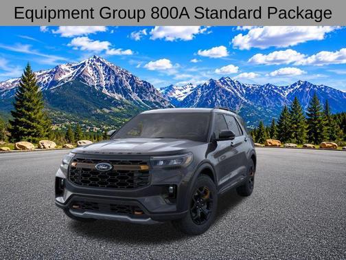 AGATE BLACK METALLIC 2026 Ford Explorer Tremor