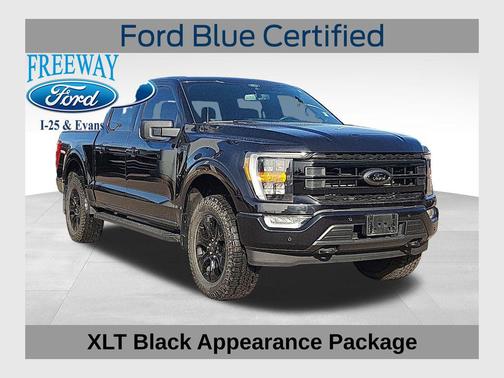 AGATE BLACK METALLIC 2022 Ford F-150 XLT