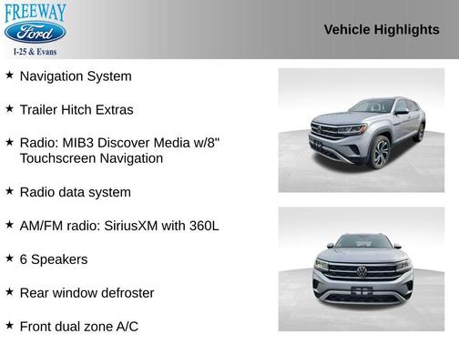 0 2022 Volkswagen Atlas Cross Sport 3.6L V6 SEL