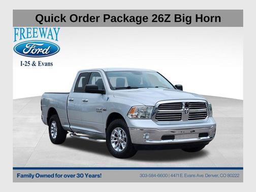 Bright Silver Metallic Clearcoat 2013 RAM 1500 Big Horn