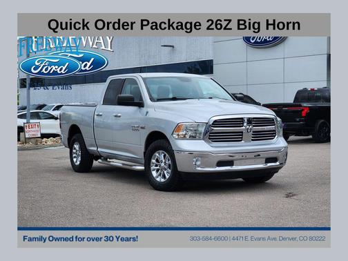 Bright Silver Metallic Clearcoat 2013 RAM 1500 Big Horn