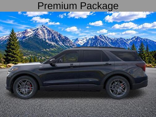 AGATE BLACK METALLIC 2026 Ford Explorer ST-Line