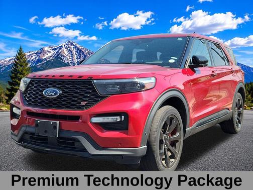 Rapid Red Metallic Tinted Clearcoat 2021 Ford Explorer ST