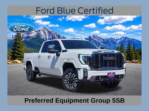 White Frost Tricoat 2024 GMC Sierra 3500 Denali