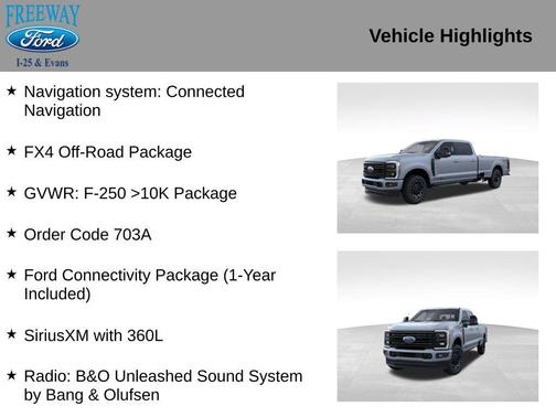 Glacier Gray Metallic Tri-Coat 2026 Ford F-250 Platinum
