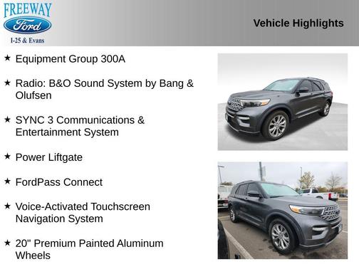 MAGNETIC METALLIC 2020 Ford Explorer Limited