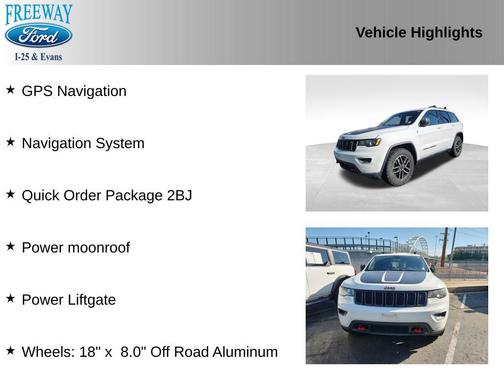 Bright White Clearcoat 2020 Jeep Grand Cherokee Trailhawk