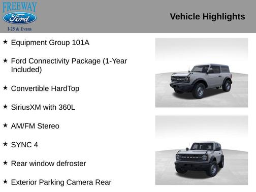 Avalanche Gray 2026 Ford Bronco Base