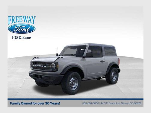 Avalanche Gray 2026 Ford Bronco Base