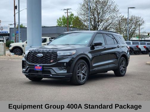 AGATE BLACK METALLIC 2025 Ford Explorer ST