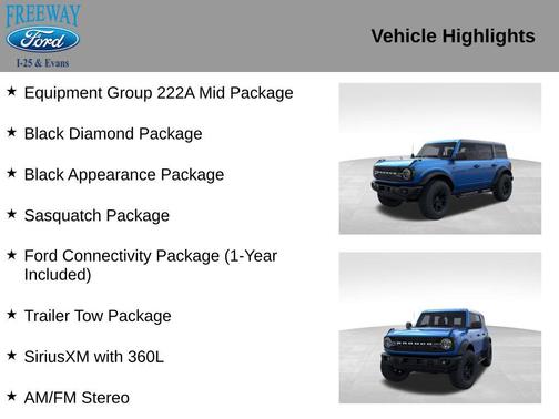 Velocity Blue Metallic 2026 Ford Bronco Big Bend