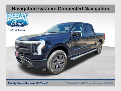ANTIMATTER BLUE METALLIC 2024 Ford F-150 Lightning XLT