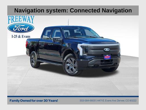 ANTIMATTER BLUE METALLIC 2024 Ford F-150 Lightning XLT