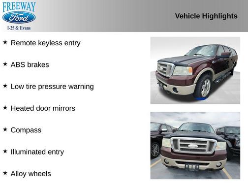 Mahogany Clearcoat Metallic 2008 Ford F-150 King Ranch