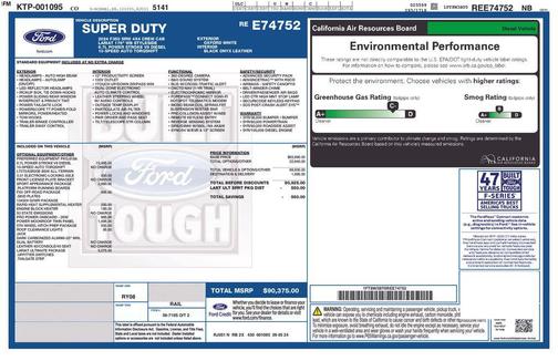 OXFORD WHITE 2024 Ford F-350 Lariat