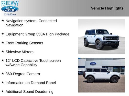 OXFORD WHITE 2022 Ford Bronco Wildtrak