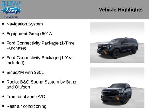 AGATE BLACK METALLIC 2026 Ford Expedition Tremor