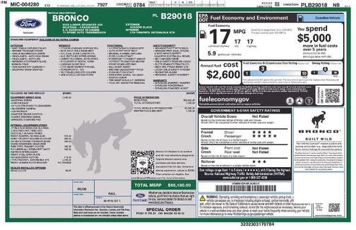 2023 Ford Bronco WILDTRAK