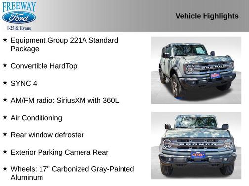 CACTUS GRAY 2024 Ford Bronco Big Bend